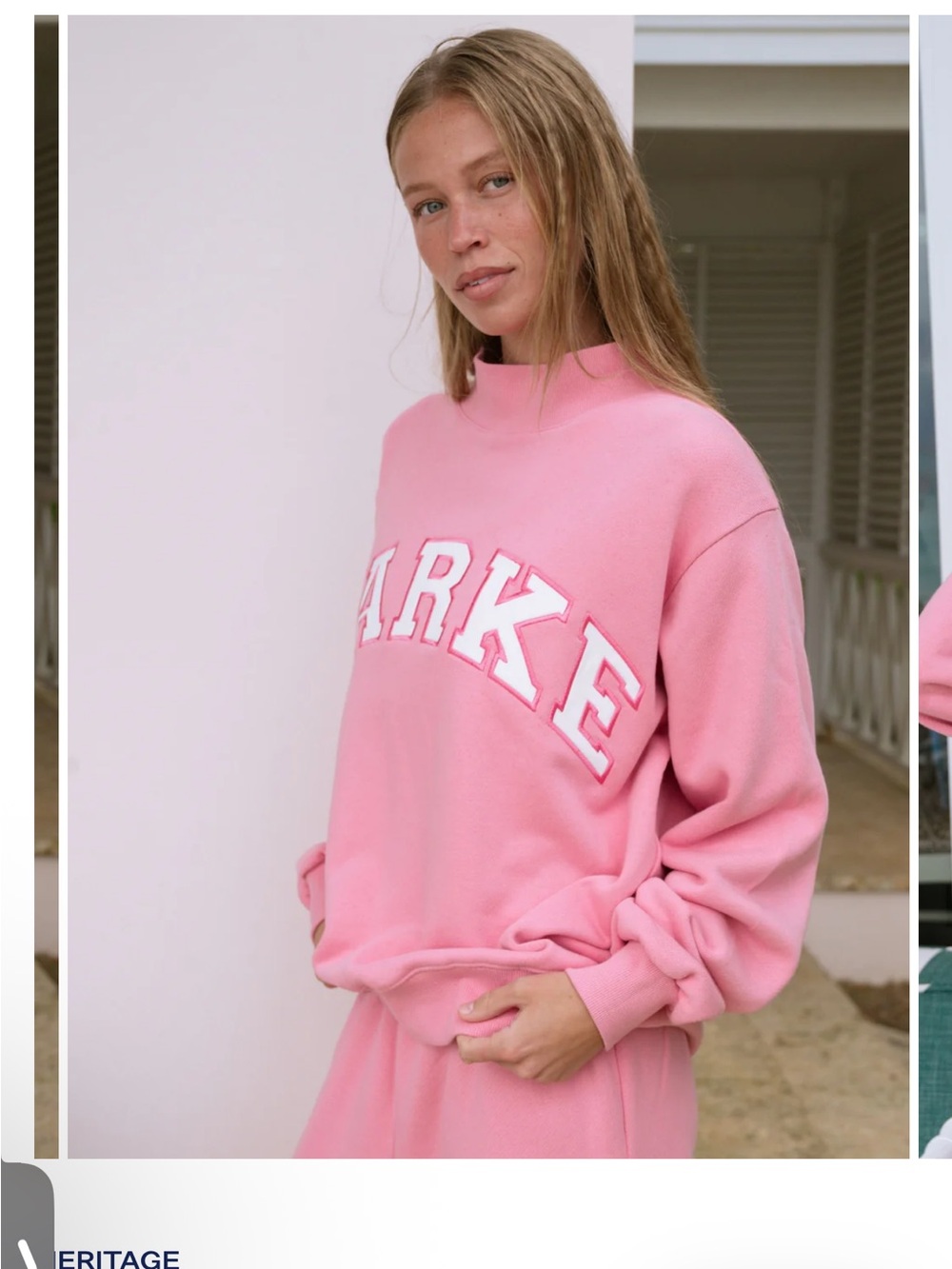 PARKE Summerland Mockneck in Conch Size XXL - Picture 4 of 8